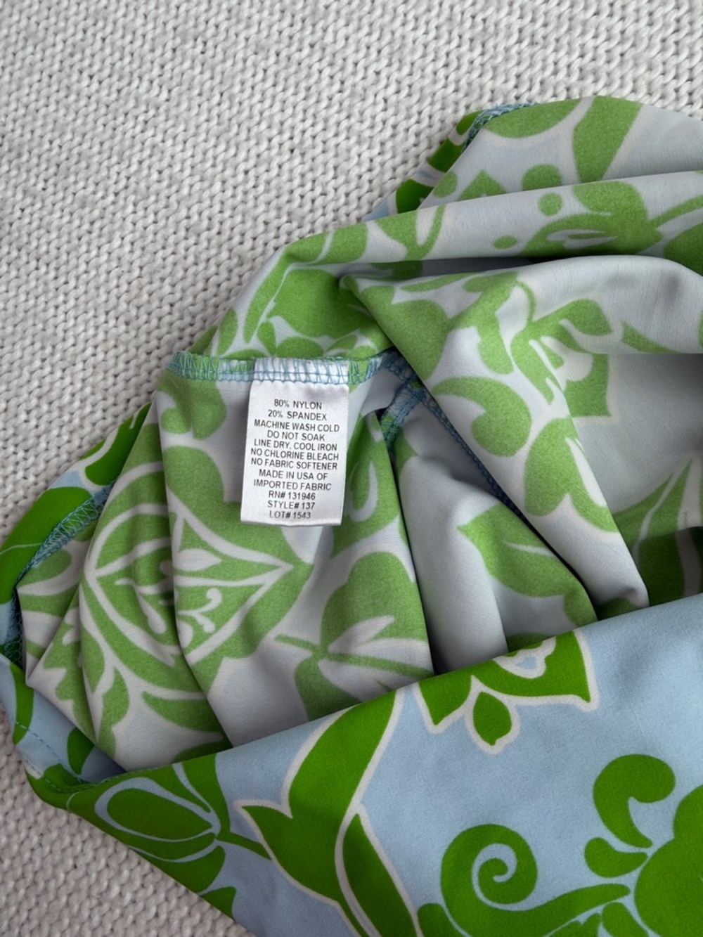 Jude Connally Green/Blue Floral Sleeveless Dress Size XS - Picture 6 of 6